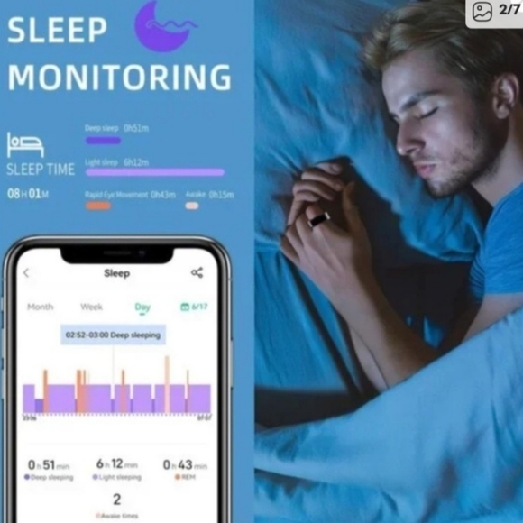 Smart Ring In Gold Size 8 - Picture 8 of 12